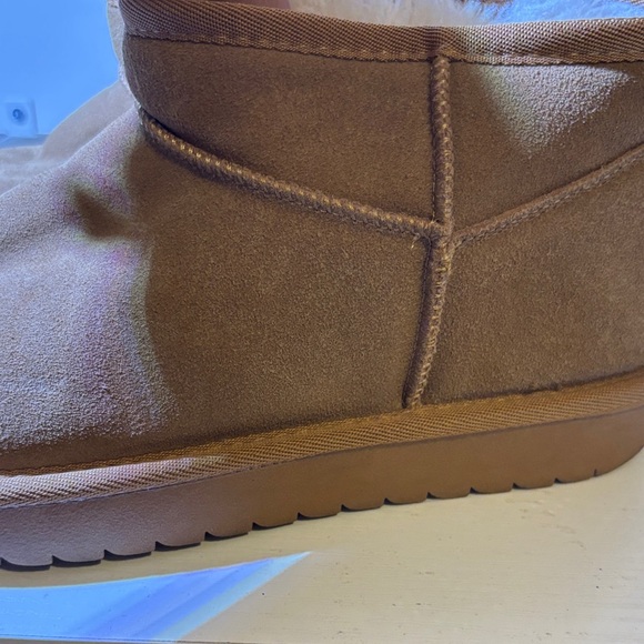 Cozy Tan Heeled Boots - Picture 6 of 6